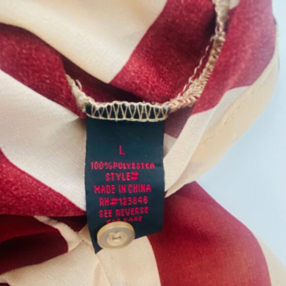 Sweat Ruby Stripped Sheer Top - Picture 6 of 7